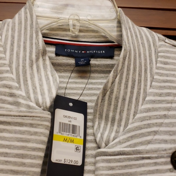 Tommy Hilfiger 10 Button Open Front Blazer SZ M - Picture 4 of 8